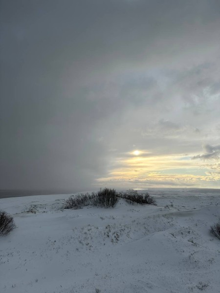 Я бывала уже на Косе в летнее время и решила отправится туда снова, но зимой. Не