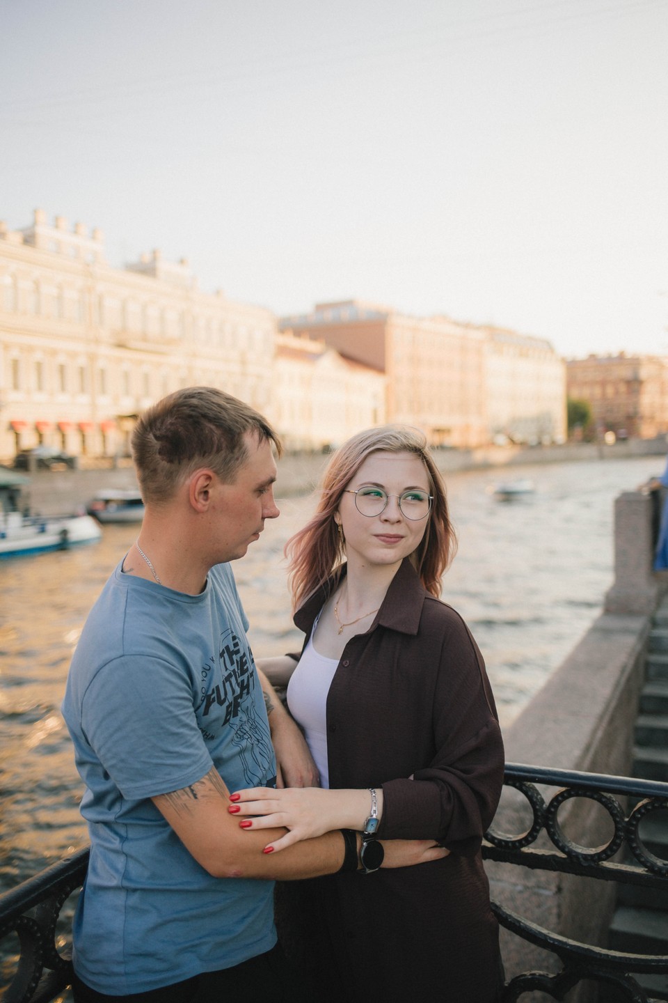 Фотосессия на питерских улочках и крыше (Анна)