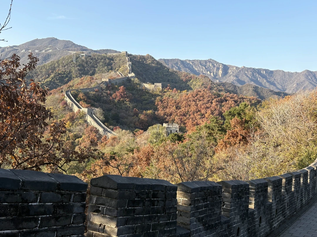 Ездили с Фэном на Великую Китайскую стену. У нас разношерстная компания и все остались очень довольны!