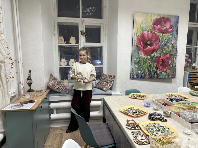 Ярославские котики: мастер-класс по мозаике (Елена)