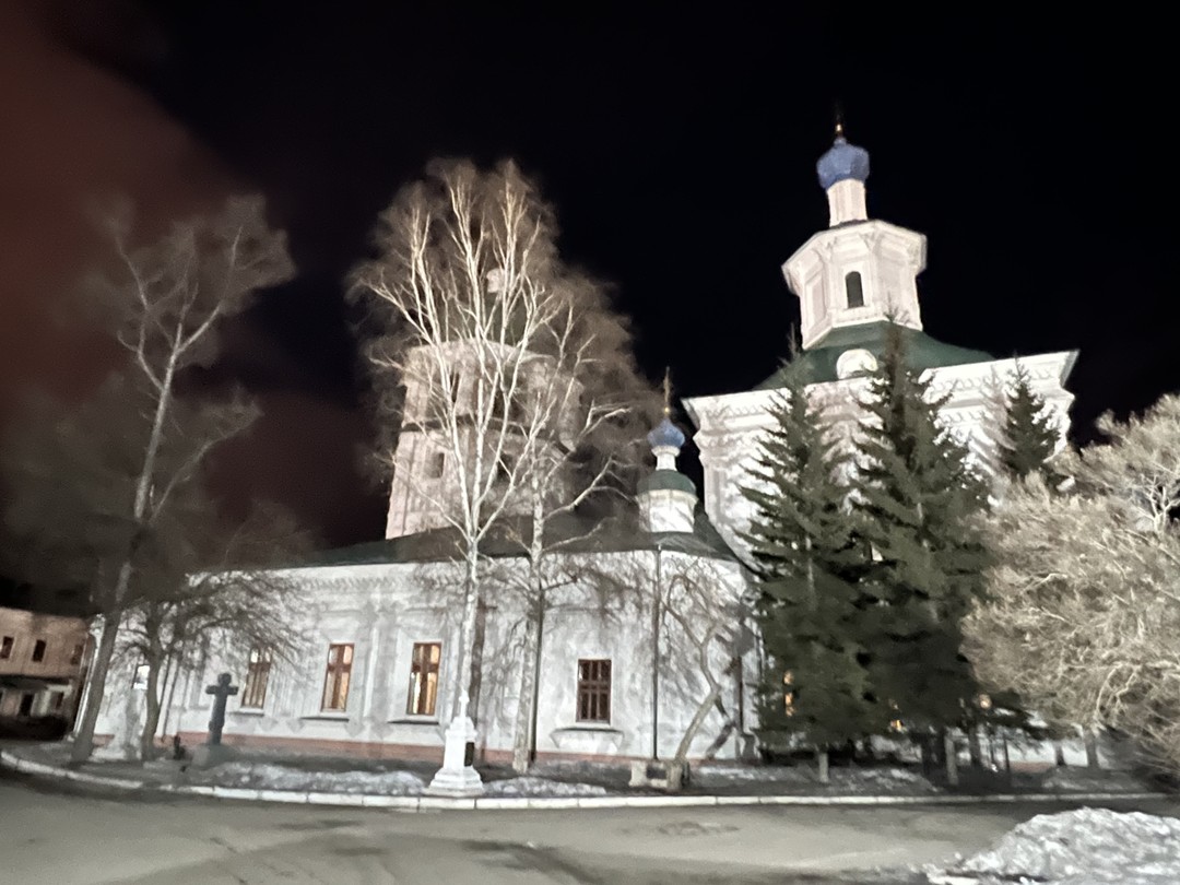 Ночной Иркутск на автомобиле (Алёна)