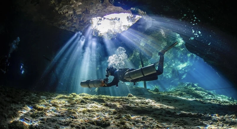 Дайвинг в сенотах Плайи-дель-Кармен