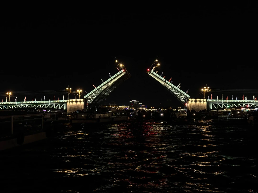 Двоякое впечатление. Ночной Питер конечно же прекрасен! По организации: долго томили на причале, капитан в грубой