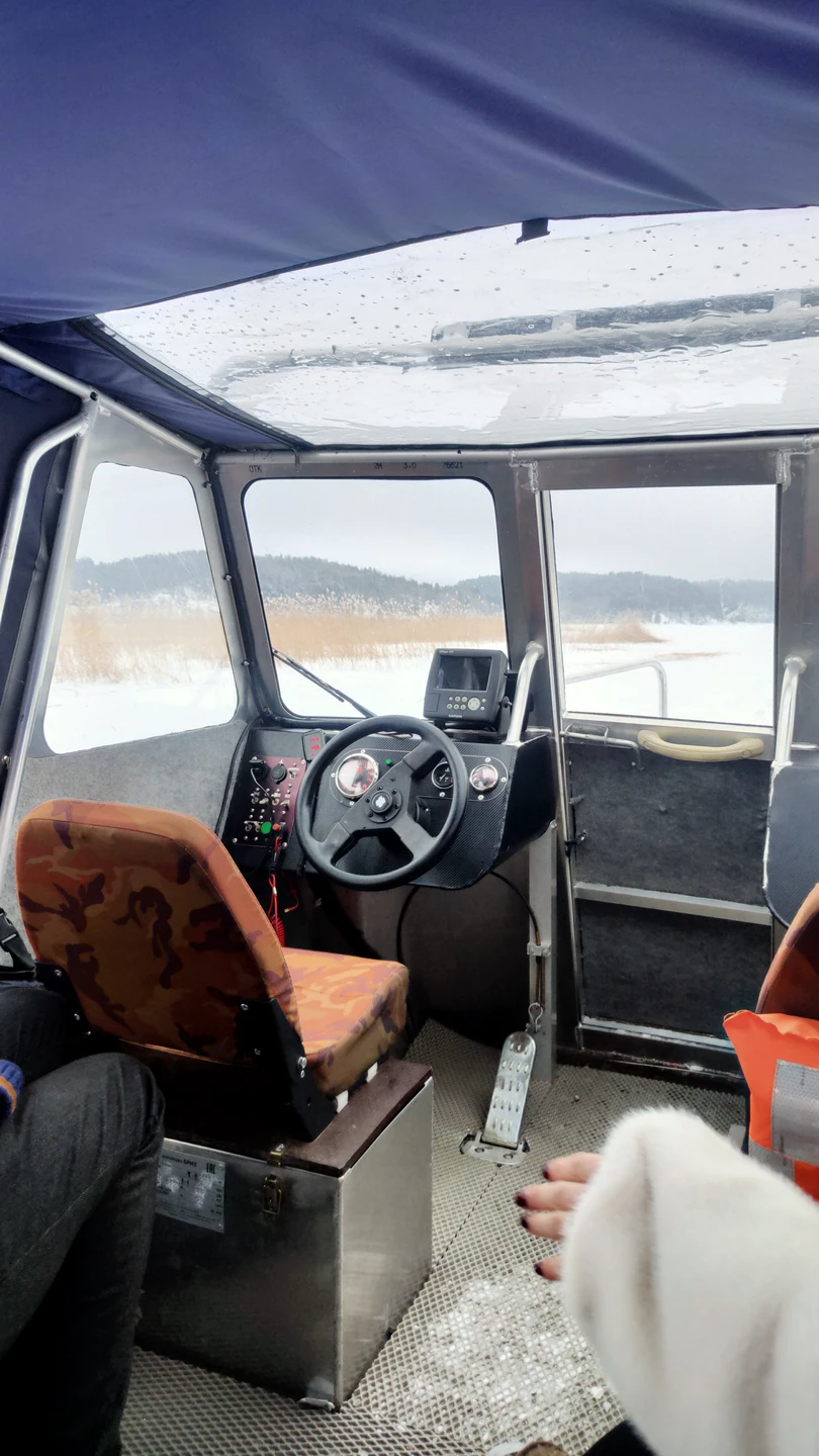 По ладожским шхерам круглый год - на аэролодке (Татьяна)