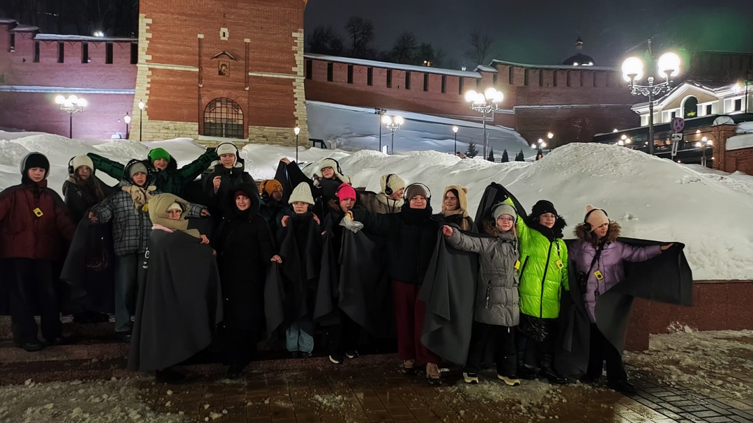 На театрализованный квест мы отправились большой детской группой! Мы очень рады, что выбрали такой формат для