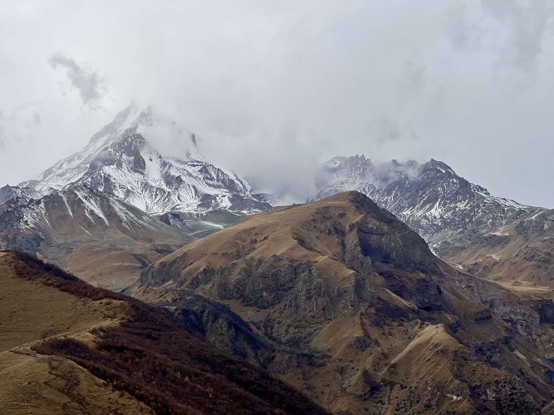 Из Тбилиси в Казбеги на микроавтобусе (Галя)