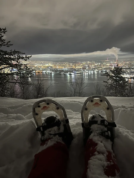 В декабре 2025 была на прогулке-экскурсии с Анатолием и Светланой: ходили на Абрам-мыс. Полярная ночь, великолепный