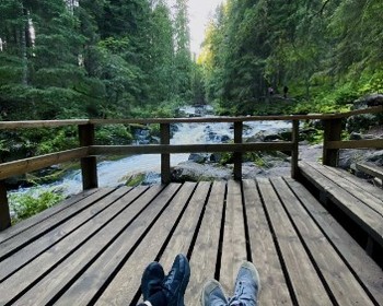 Лосевские пороги, крепость Корела, заброшенная кирха, парк «Долина водопадов», отдых в глэмпинге