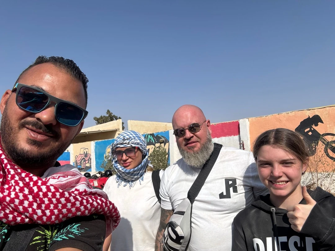 На квадроциклах в группе: сафари в Шарм-эль-Шейхе (ольга)