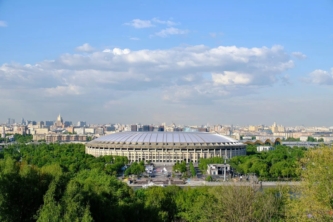 Крыша стадиона «Лужники»