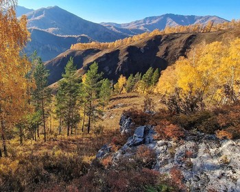Голубые озёра, обед у костра и баня