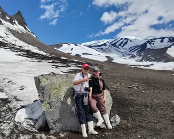 На снегоходах к Корякскому и Авачинскому вулканам