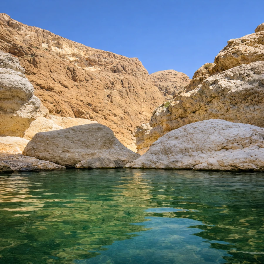 По следам оазисов Вади-Шаб — из Маската