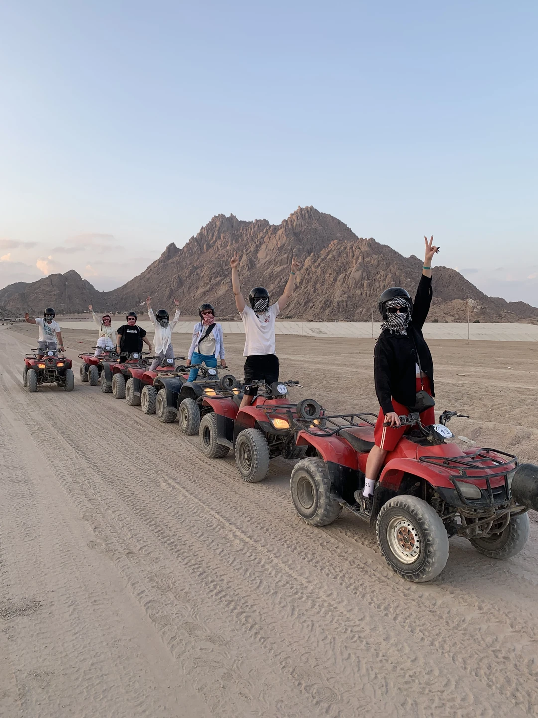 На квадроциклах в группе: сафари в Шарм-эль-Шейхе (Наталия)