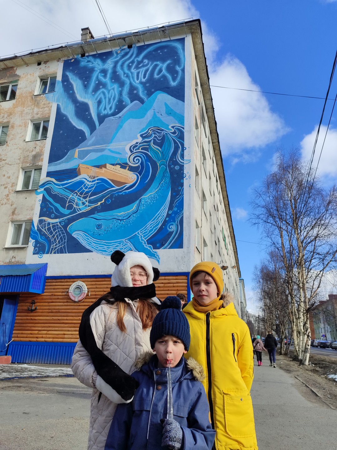 Мурманские муралы (Мария)