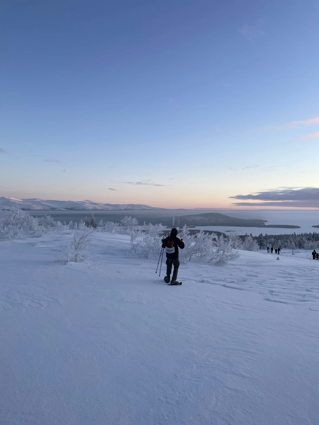 Зимние Хибины - на снегоступах (Ульяна)