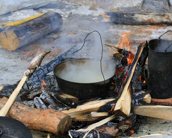 Северная часть Ольхона, мыс Хобой, пикник с ухой