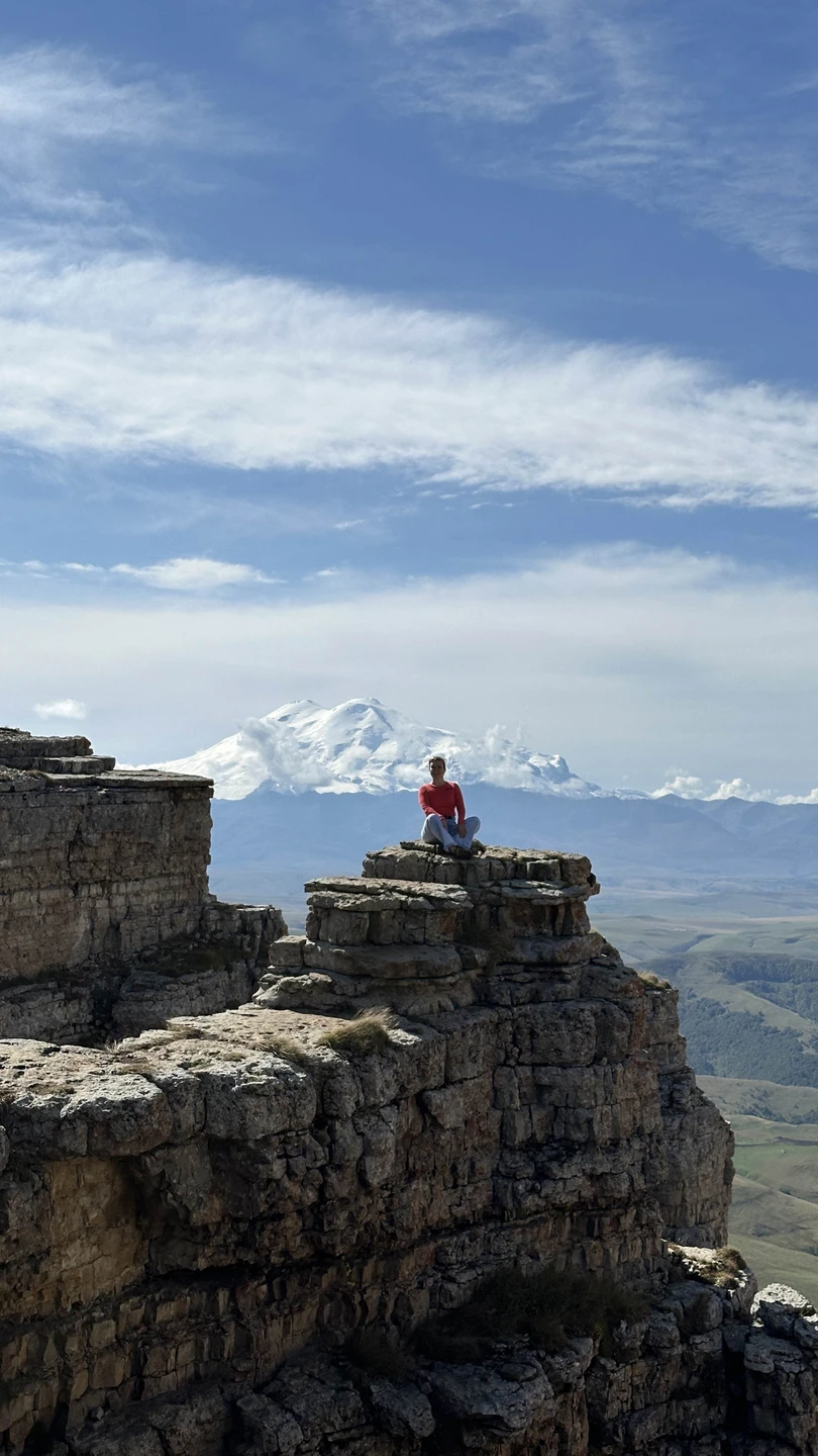На плато Бермамыт в мини-группе (Наталья)