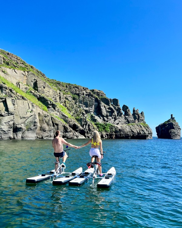 Виды Морская прогулка на водном велосипеде в мини-группе