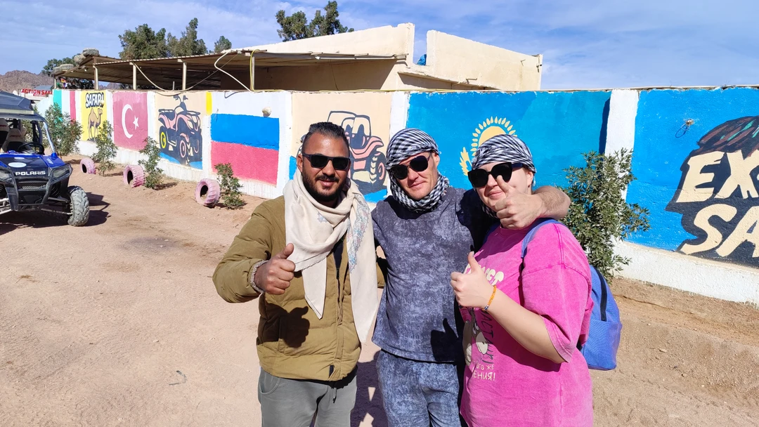 На квадроциклах в группе: сафари в Шарм-эль-Шейхе (Виктория)